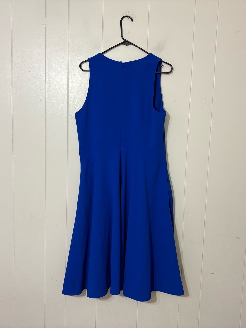 Dress The Population Catalina Fit & Flare Dress Blue V-Neck XXL Cocktail - Picture 8 of 11